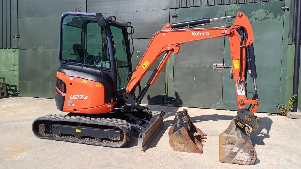 Kubota U 27-4 Mini ekskavatörler, 7 tona dek