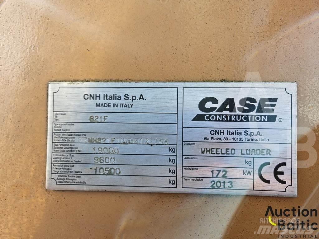 CASE 821 F Tekerlekli yükleyiciler