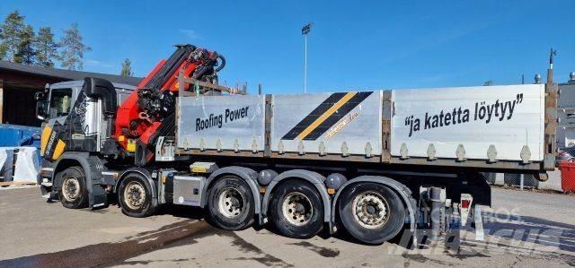Scania G410 Araç üzeri vinçler