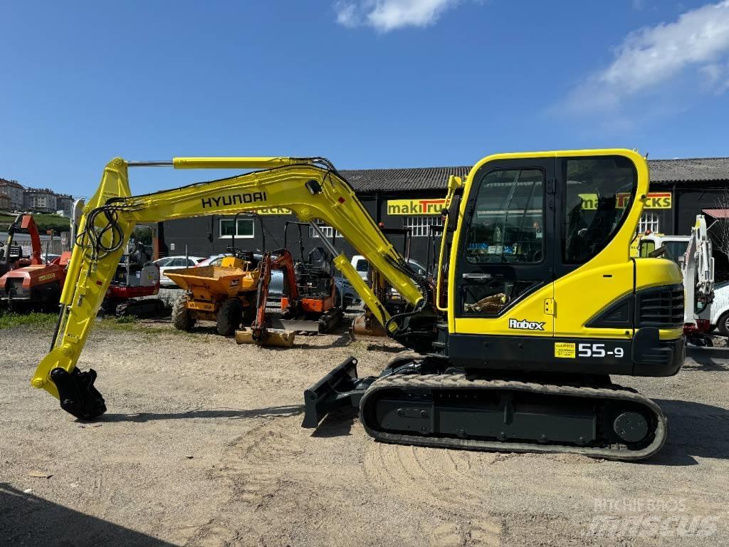 Hyundai Robex 55-9 Mini ekskavatörler, 7 tona dek