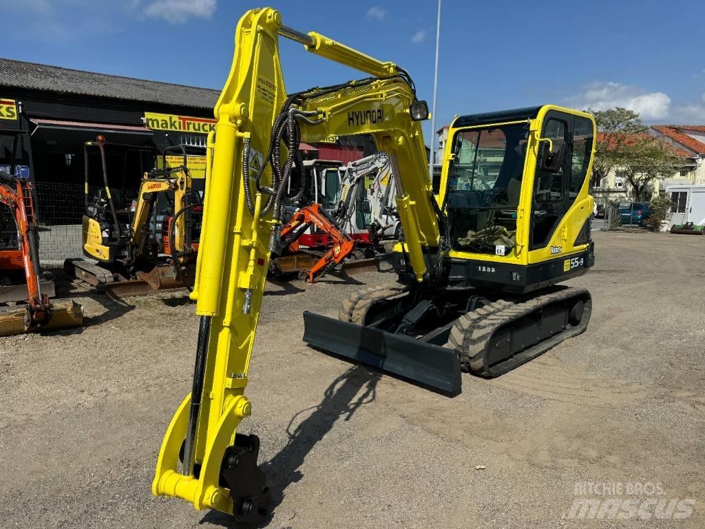 Hyundai Robex 55-9 Mini ekskavatörler, 7 tona dek