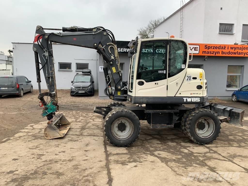 Terex TW 85 Lastik tekerli ekskavatörler
