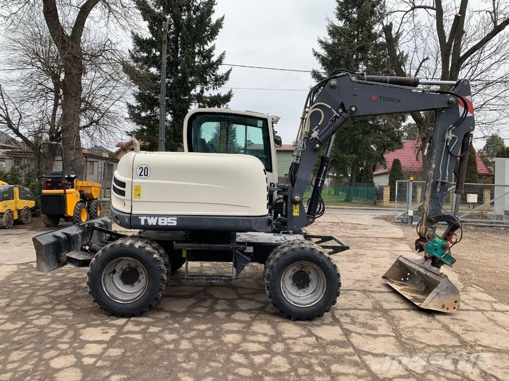 Terex TW 85 Lastik tekerli ekskavatörler