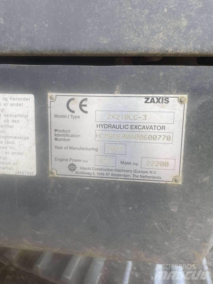 Hitachi ZX210 Paletli ekskavatörler