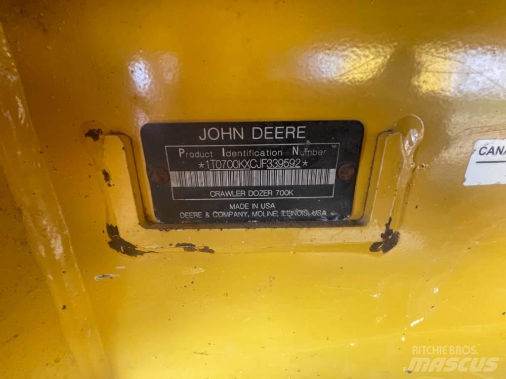 DEERE 700K LGP Paletli dozerler