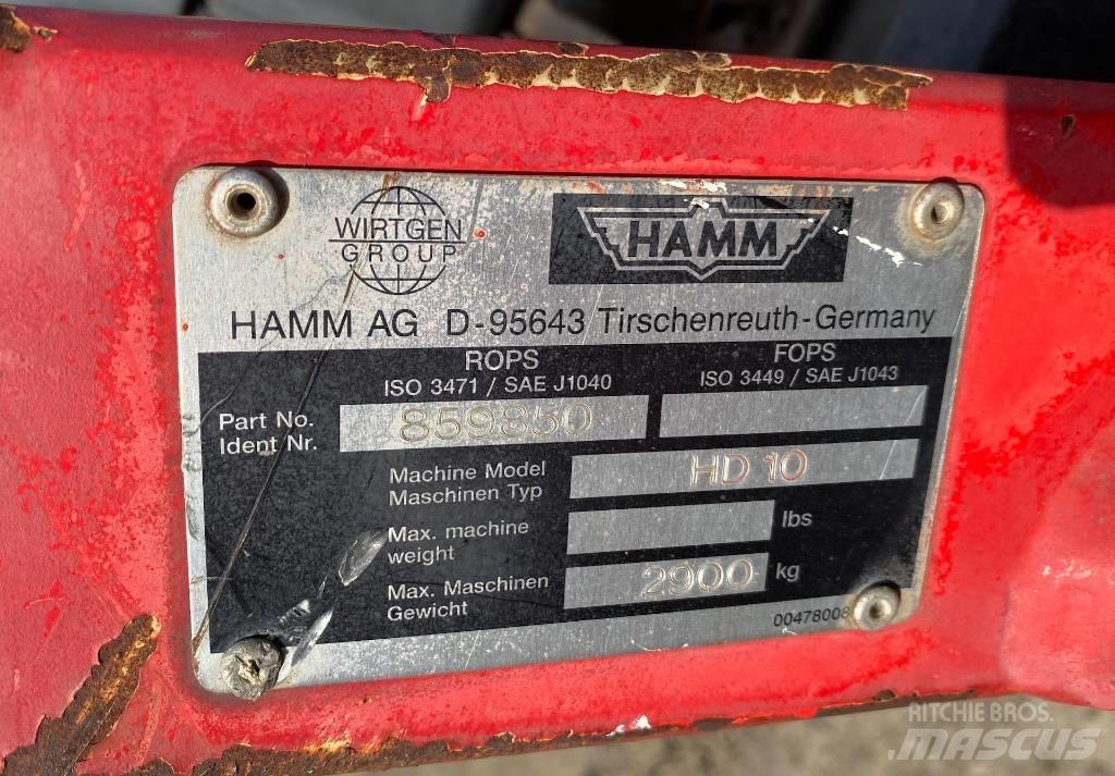 Hamm HD 10 Çift tamburlu silindirler