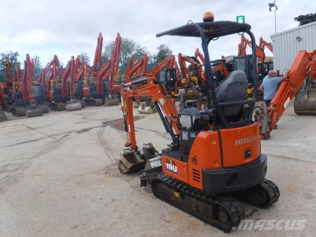 Hitachi ZX 19 U-6 Mini ekskavatörler, 7 tona dek