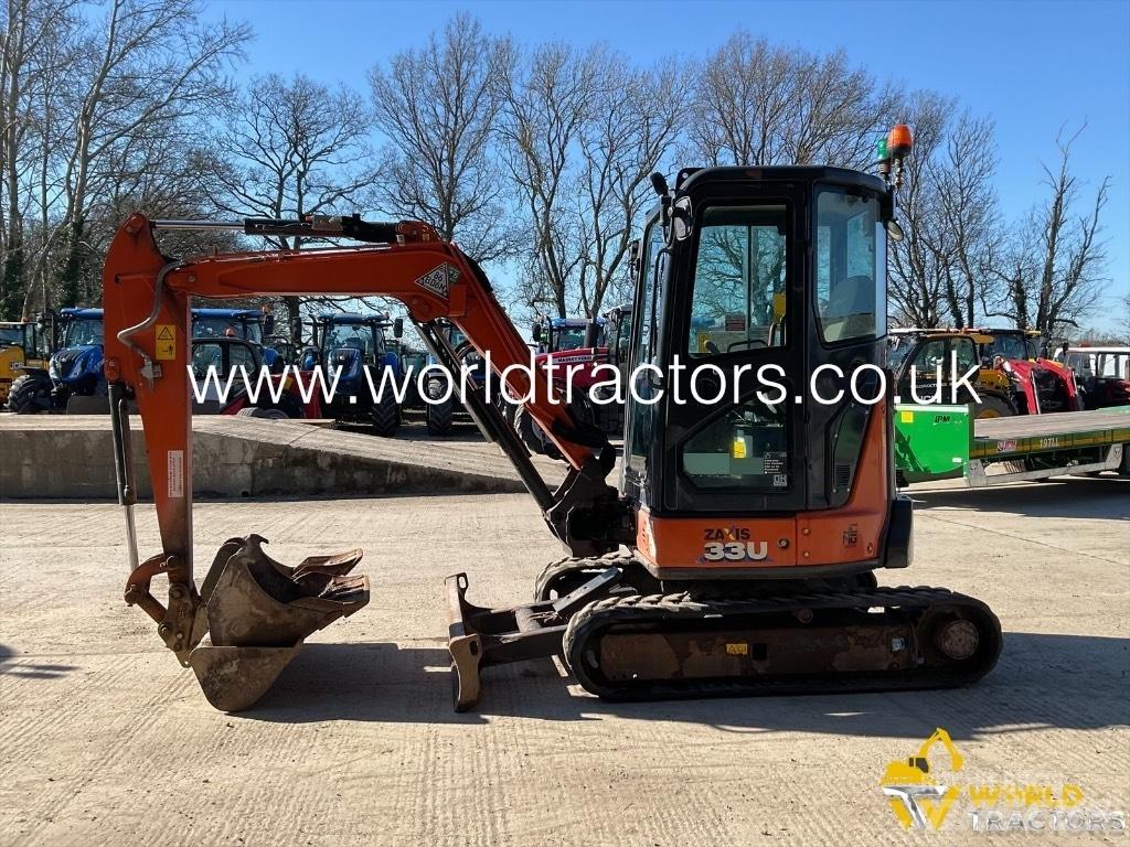 Hitachi ZX 33 U Mini ekskavatörler, 7 tona dek