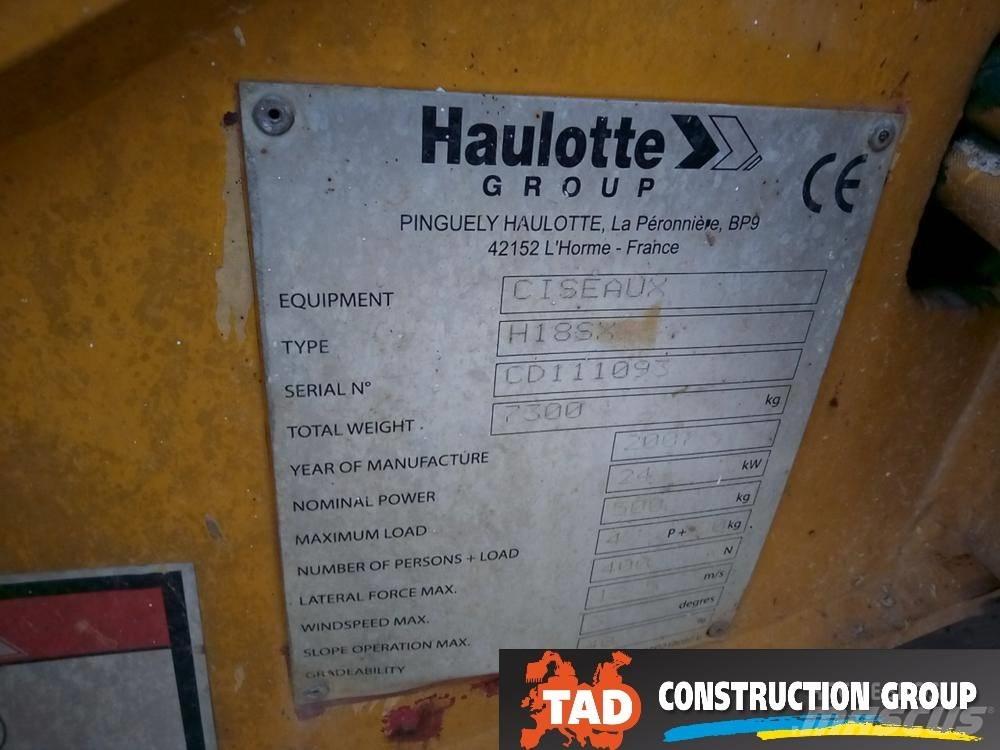 Haulotte H 18 SX Makasli platformlar