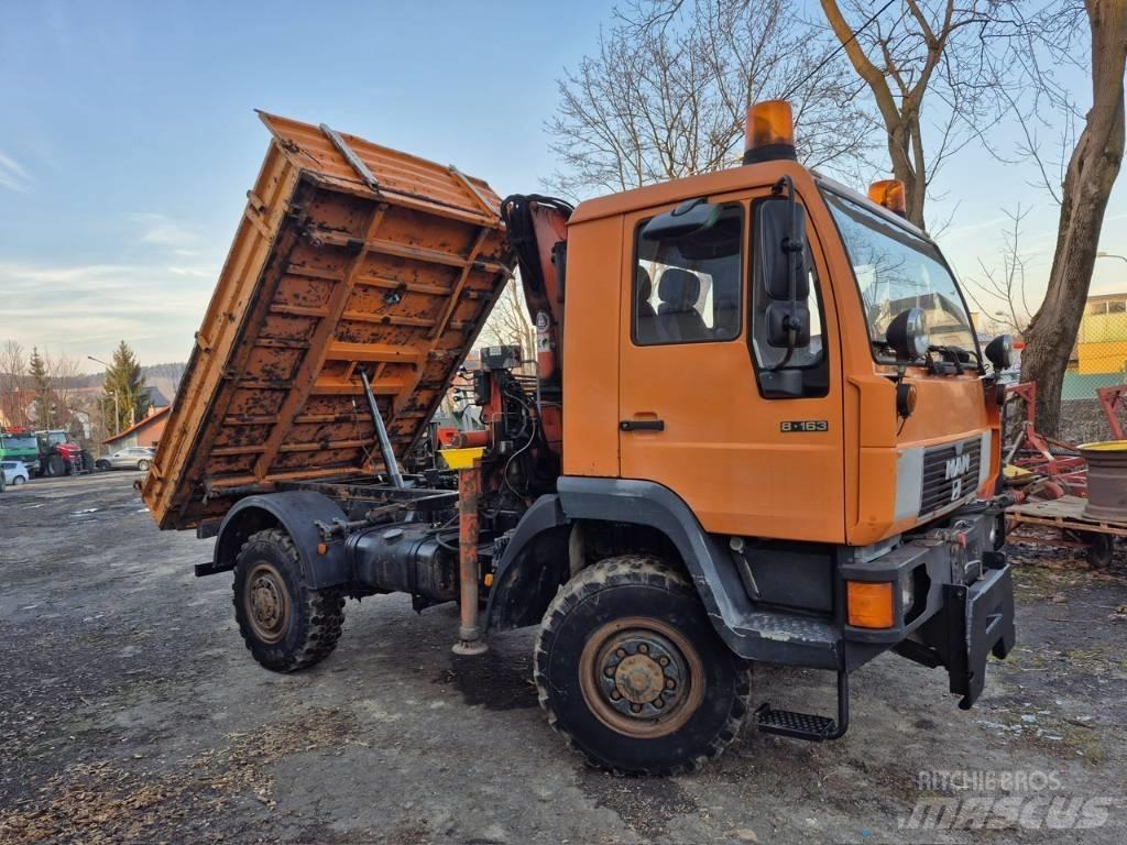 MAN 8 163 Wywrotka Damperli kamyonlar