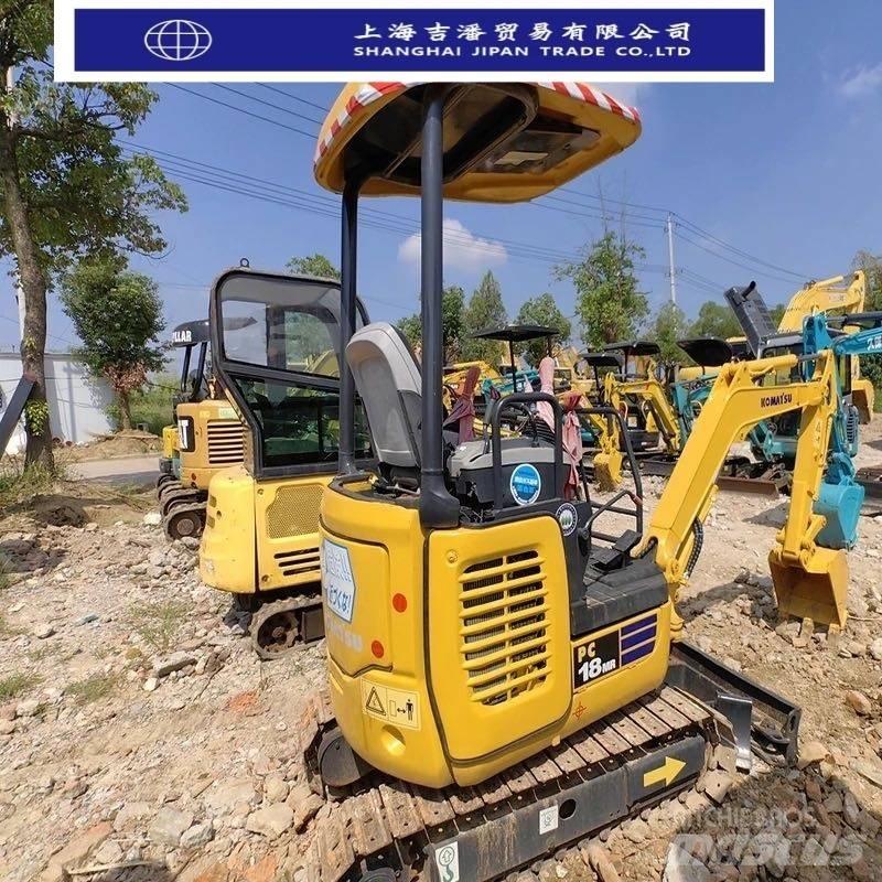 Komatsu PC 18 MR Mini ekskavatörler, 7 tona dek