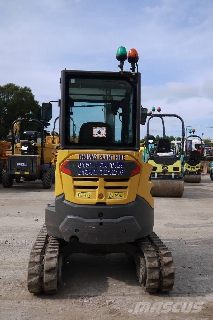 Volvo ECR 25 D Mini ekskavatörler, 7 tona dek