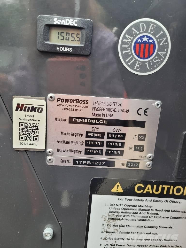 Hako PB 45 DSLCE Kurutmalı temizleme makineleri
