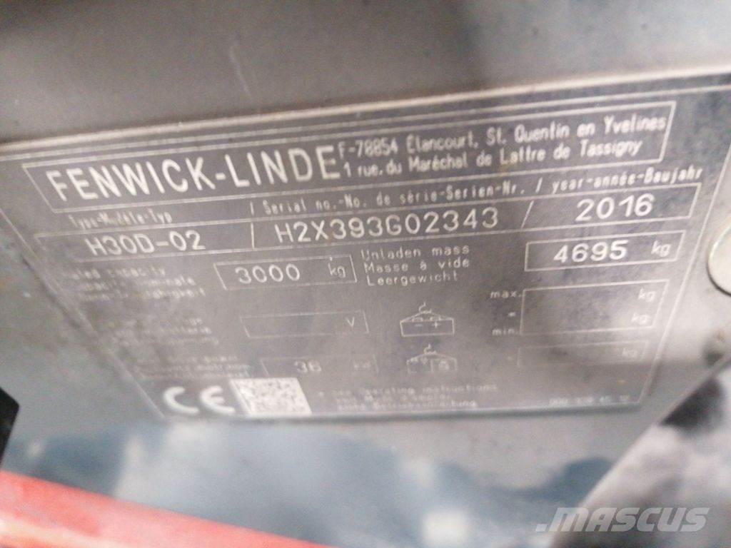 Linde H30D-02 Dizel forkliftler