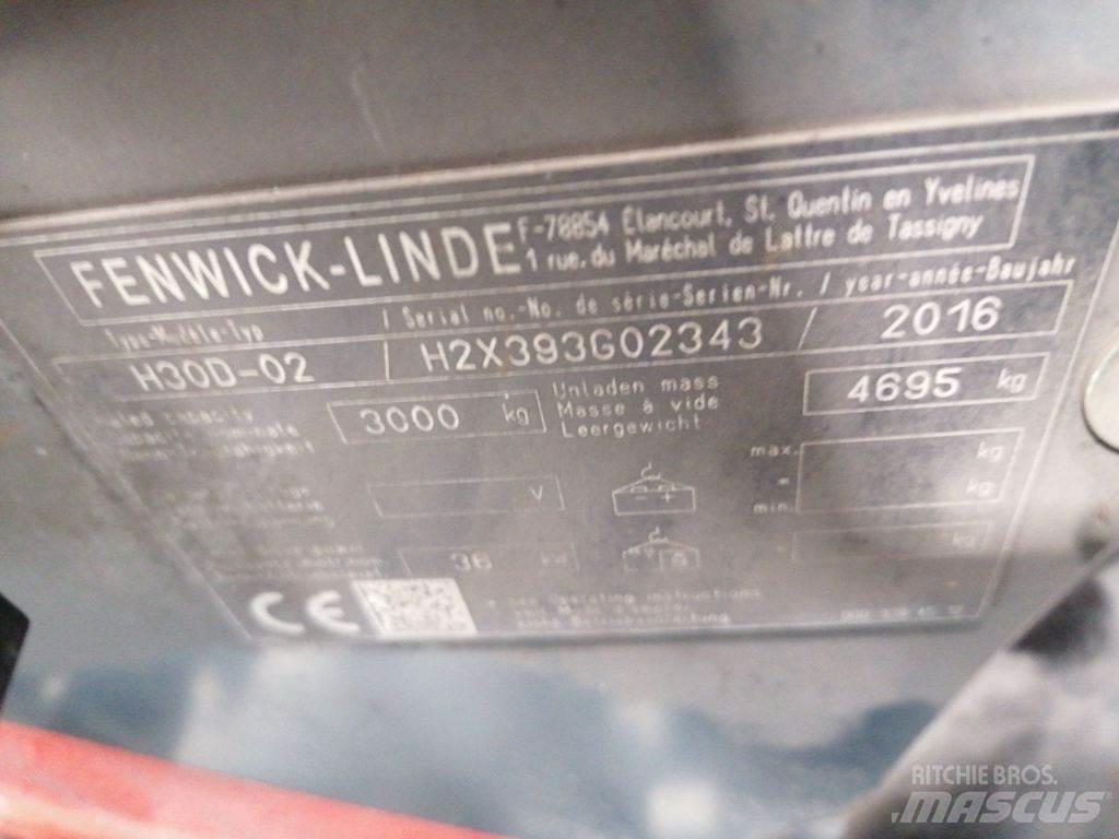 Linde H30D-02 Dizel forkliftler