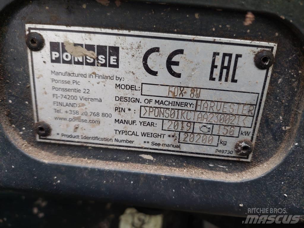Ponsse FOX 8W Biçerdöverler