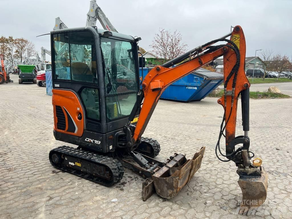 Doosan DX 19 Mini ekskavatörler, 7 tona dek