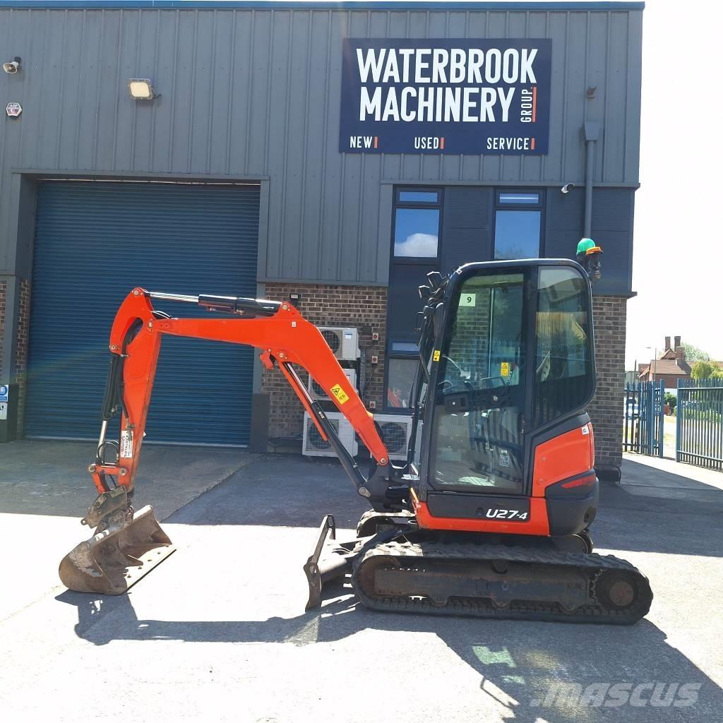 Kubota U 27-4 Mini ekskavatörler, 7 tona dek