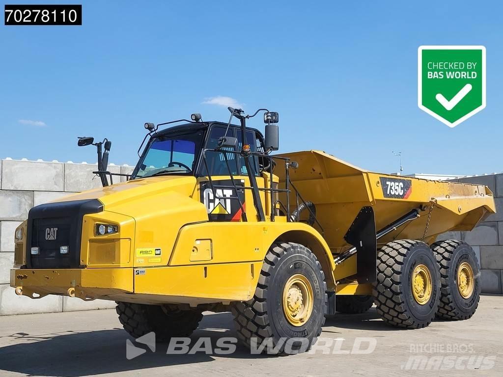 CAT 735 C Belden kirma kaya kamyonu