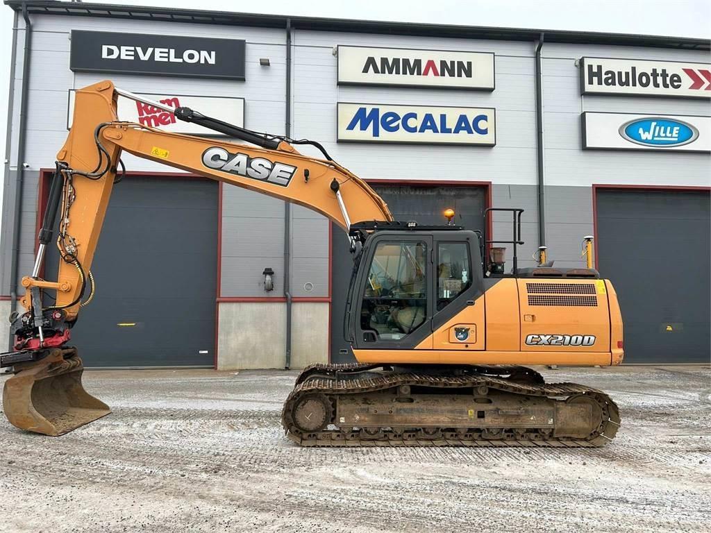 CASE CX210D Paletli ekskavatörler