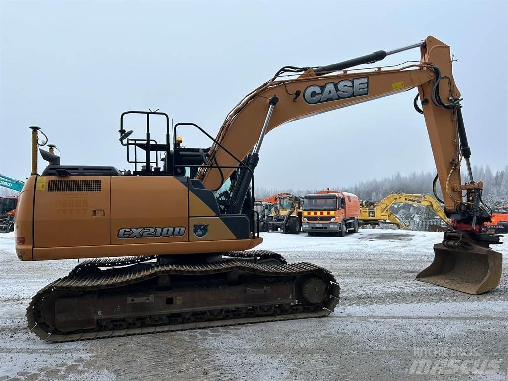 CASE CX210D Paletli ekskavatörler