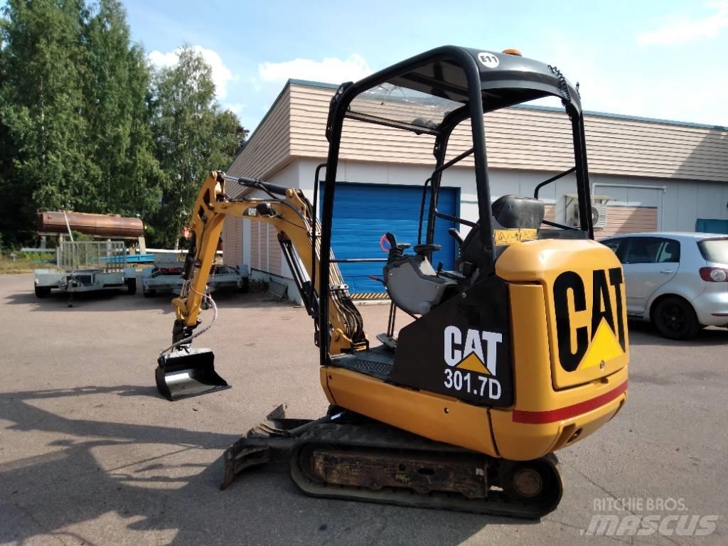 CAT 301.7 D Mini ekskavatörler, 7 tona dek