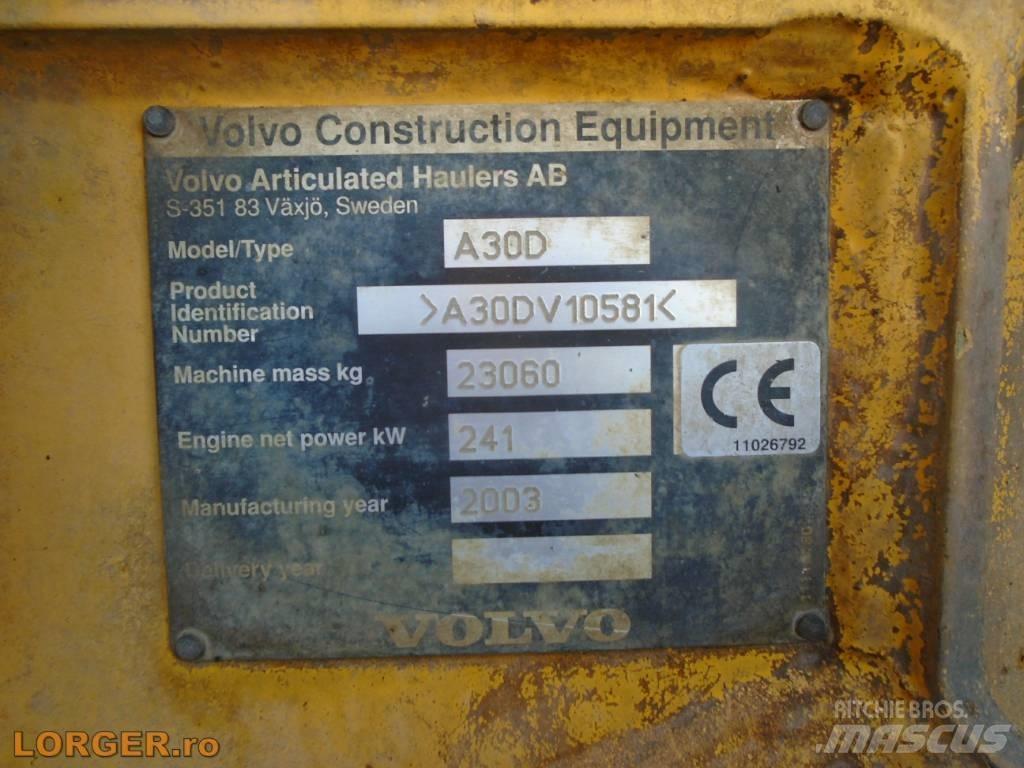 Volvo A 30 D Belden kirma kaya kamyonu