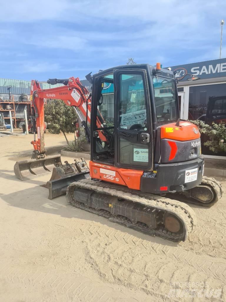 Kubota U 56-5 Mini ekskavatörler, 7 tona dek