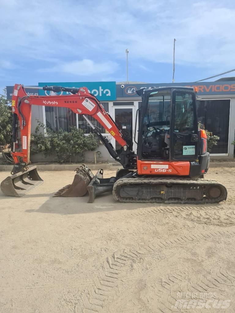 Kubota U 56-5 Mini ekskavatörler, 7 tona dek