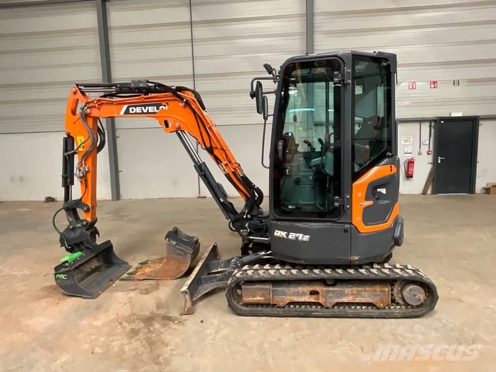 Develon DX 27 Z-7 Mini ekskavatörler, 7 tona dek