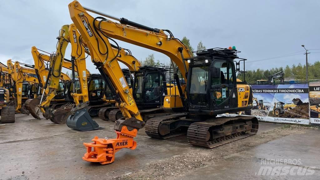 JCB JS 145 LC Paletli ekskavatörler