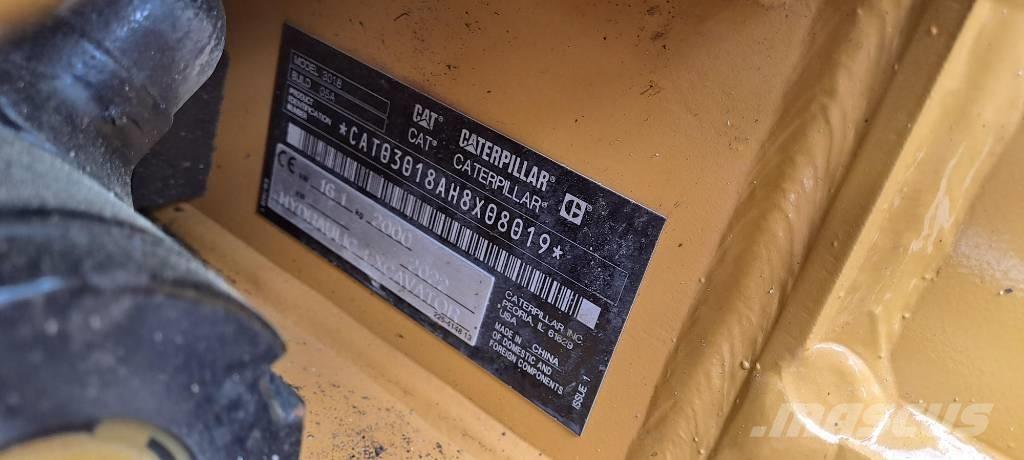 CAT 301.8 Mini ekskavatörler, 7 tona dek