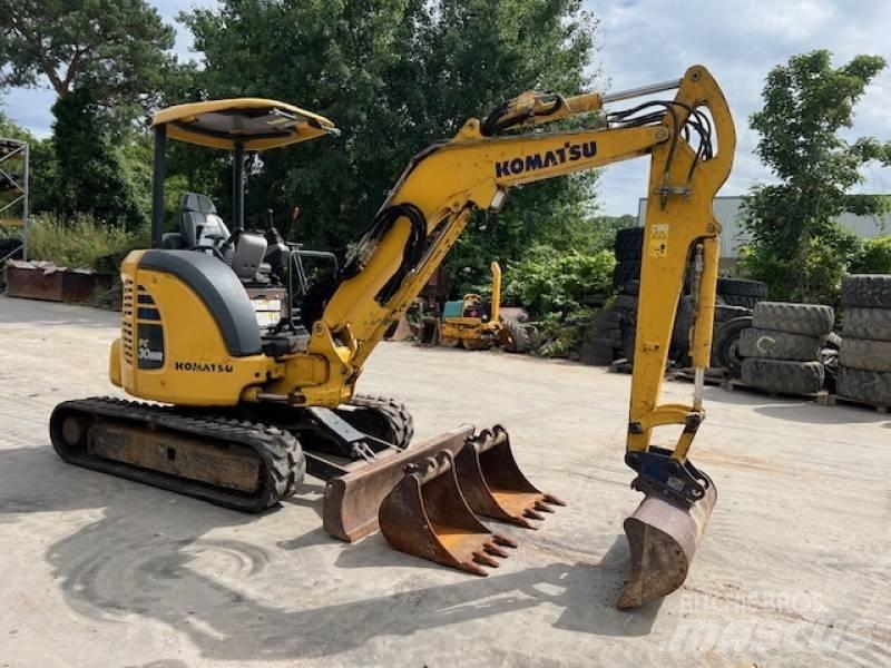 Komatsu PC 30 MR 5 Mini ekskavatörler, 7 tona dek