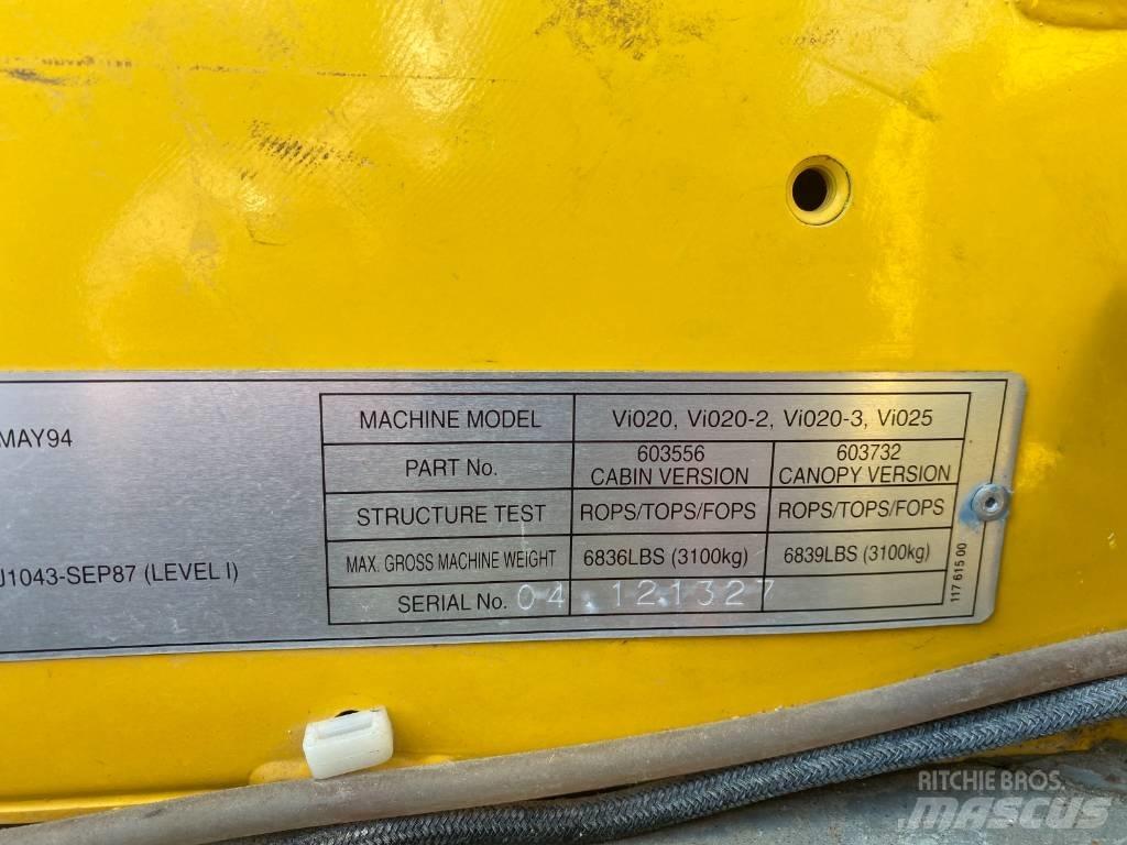 Yanmar Vio 25 Mini ekskavatörler, 7 tona dek