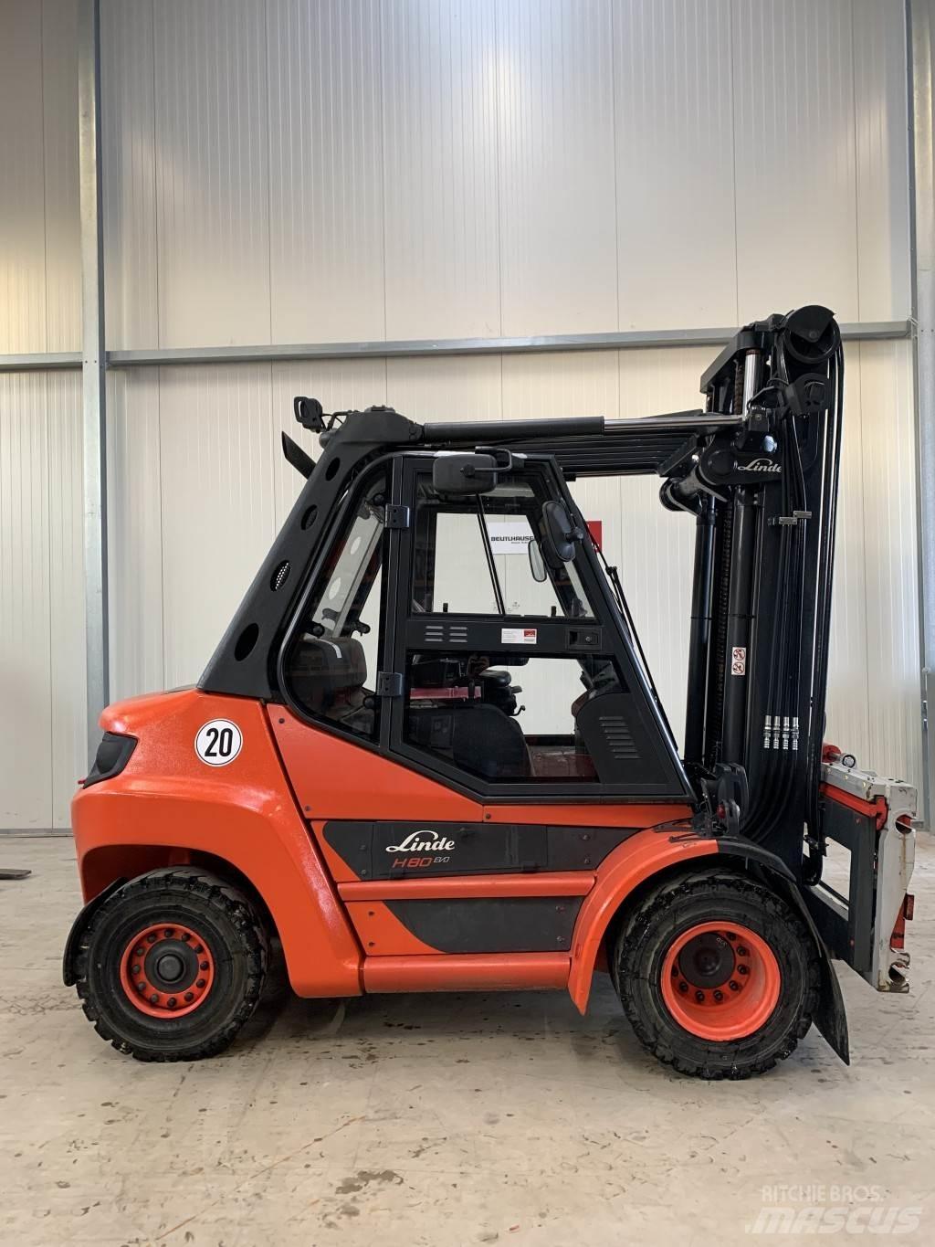 Linde H80D Dizel forkliftler