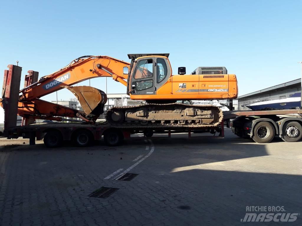 Doosan DX 340 LC Paletli ekskavatörler