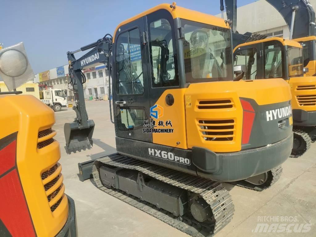 Hyundai HX60Pro Mini ekskavatörler, 7 tona dek
