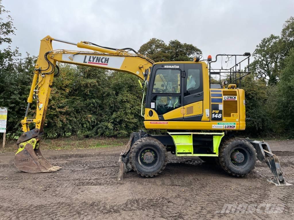 Komatsu PW 148-11 Lastik tekerli ekskavatörler