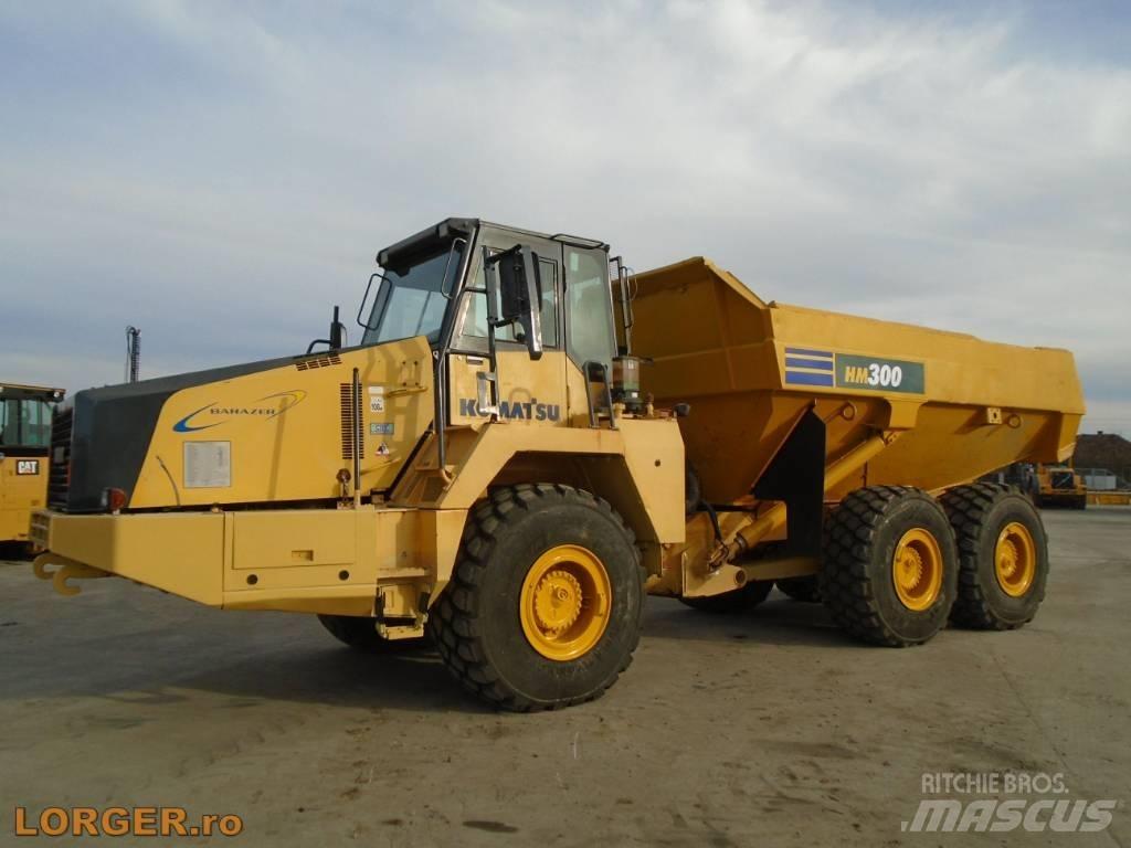 Komatsu HM300-2 Belden kirma kaya kamyonu