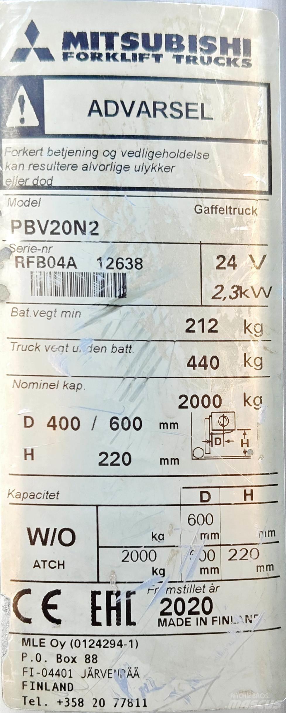 Mitsubishi PBV20N2 Diger