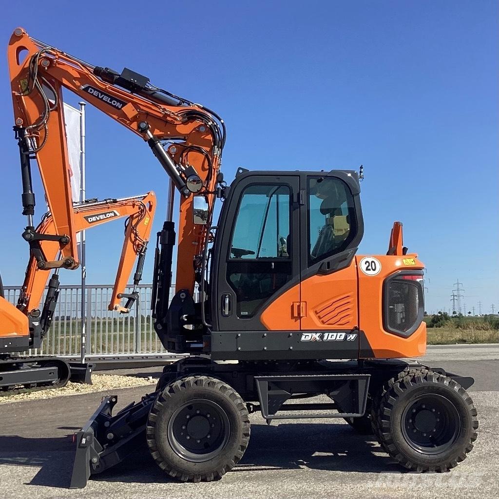 Develon DX100W-7 Lastik tekerli ekskavatörler