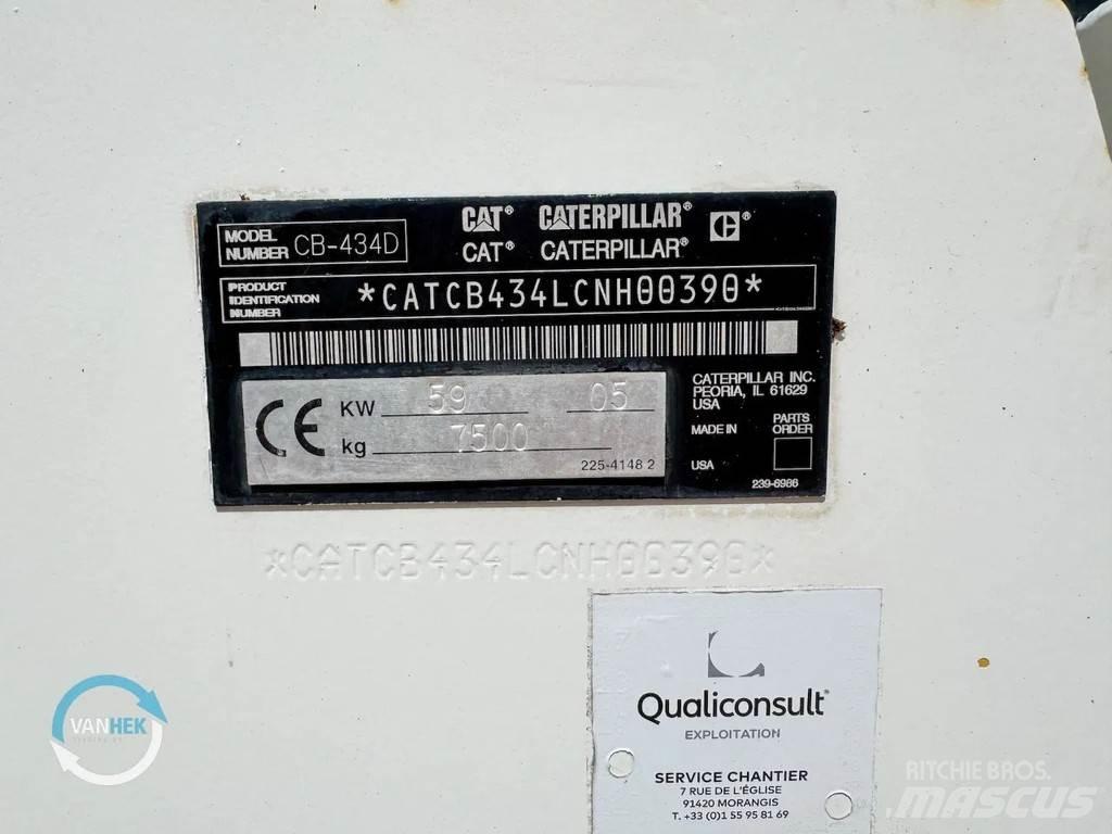 CAT CB434D Çift tamburlu silindirler