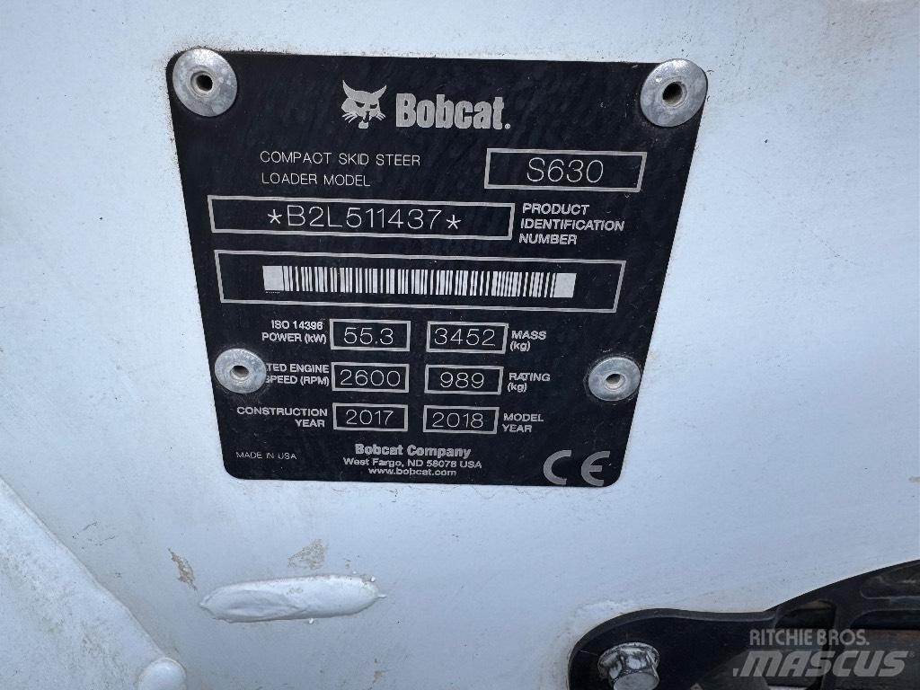 Bobcat S630 Skid steer loderler