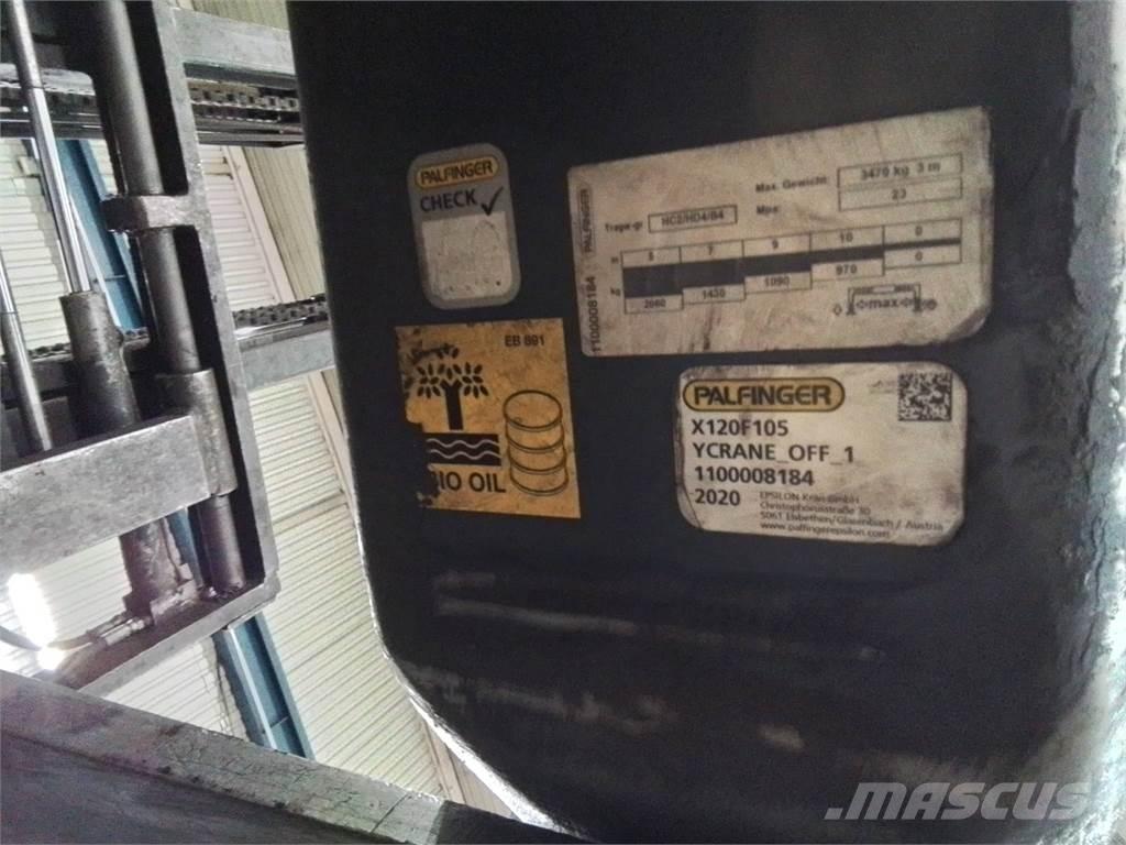 Palfinger X120f105 Tomruk vinçleri