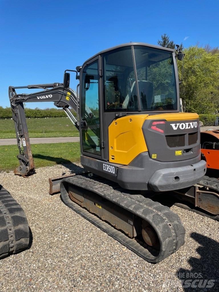 Volvo ECR50D Mini ekskavatörler, 7 tona dek