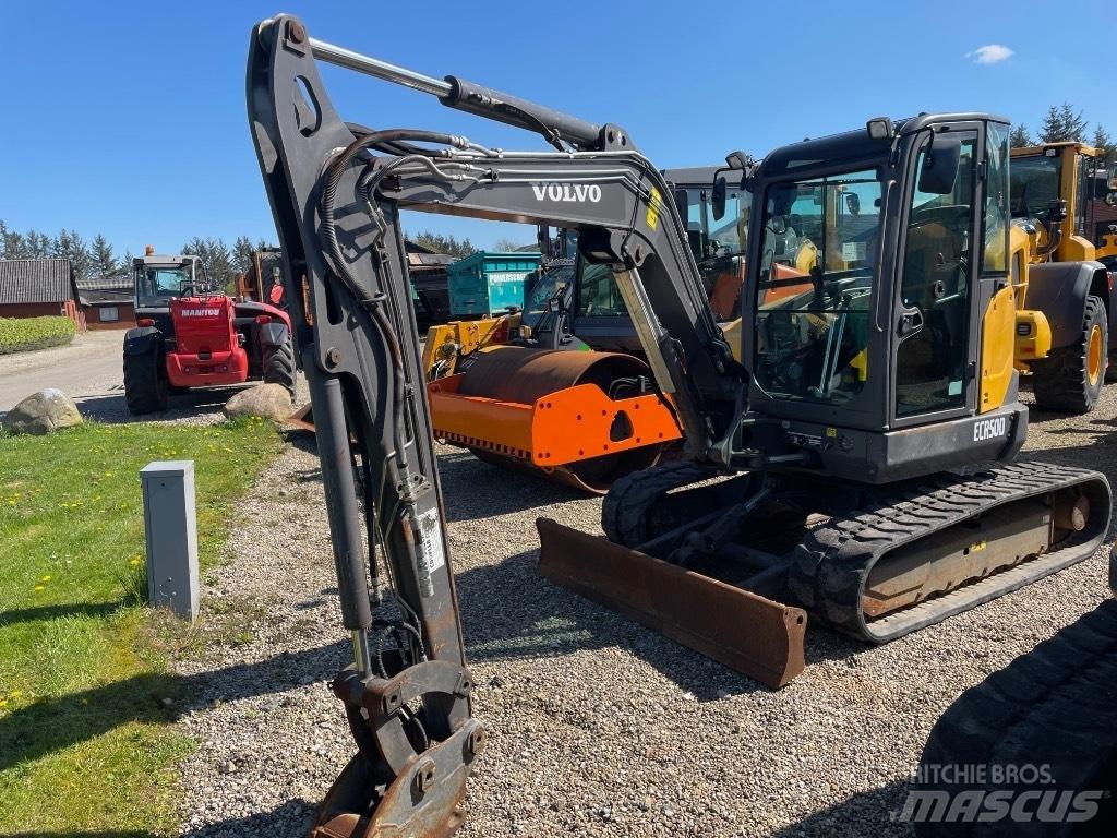 Volvo ECR50D Mini ekskavatörler, 7 tona dek