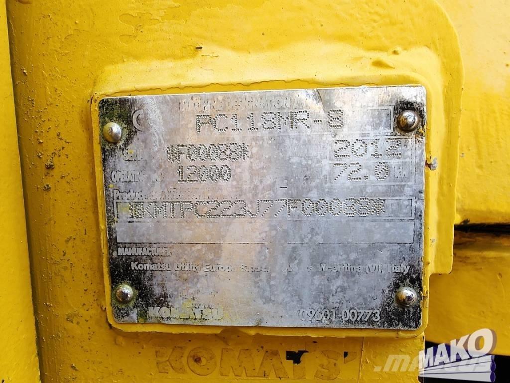 Komatsu PC 118 MR-8 Paletli ekskavatörler