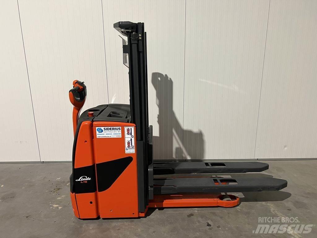 Linde L16 Yaya kumandali istif makinasi