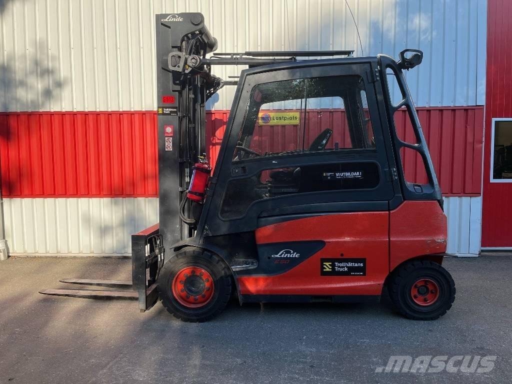 Linde E50HL-01/600 Elektrikli forkliftler