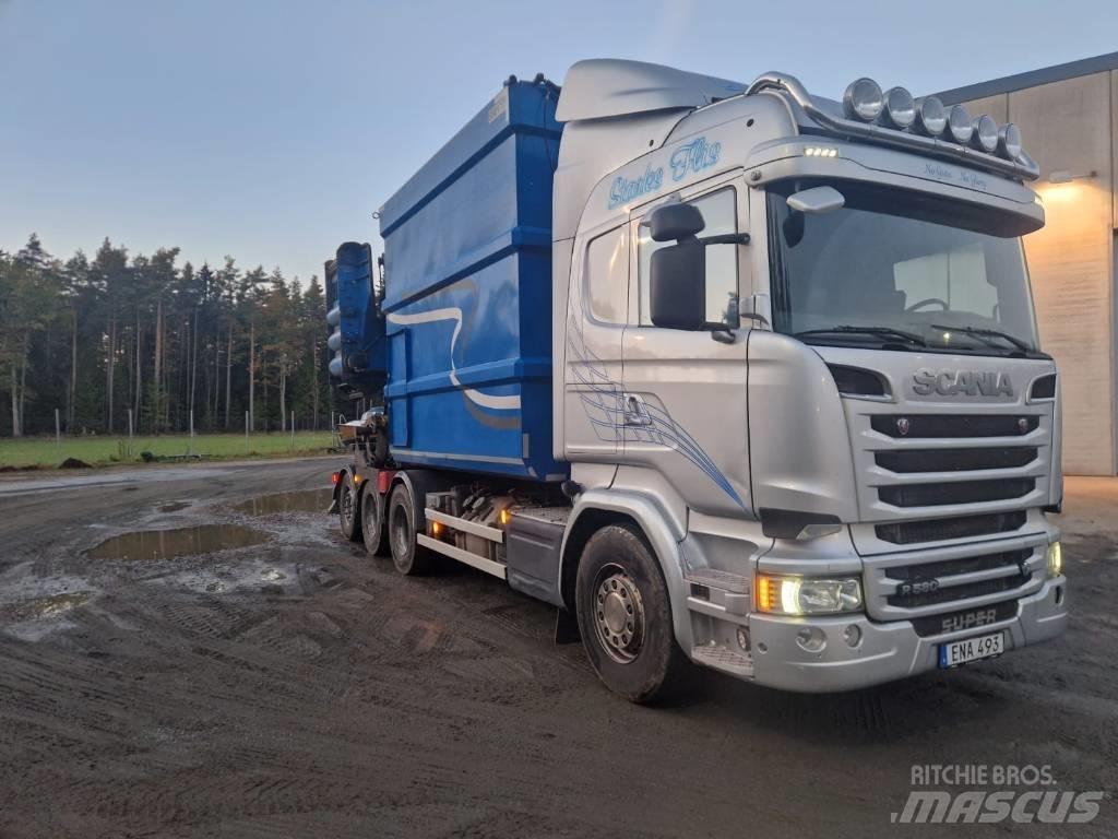 Scania R 580 LB Ağaç öğütücüler